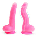 Tarzan Double Liquid Silicon Dildo Pink - 7.7 Inch