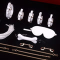 Master Craftsman K9 Bondage Kit with Bone Gag- Pure White