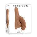 Gender X 4'' PACKER - Medium - Tan 10 cm Packer